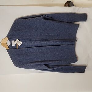 NWT Honorine Blue Cashmere‎ Open Cardigan size XS